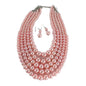 5 Layered Pearl Necklace Set