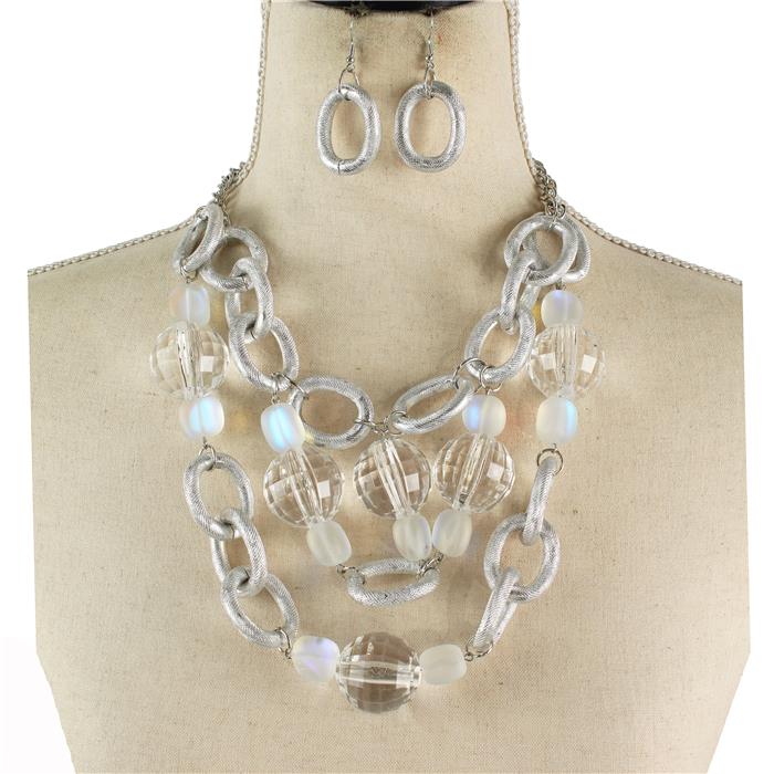 Fashion Chunky Necklace Set