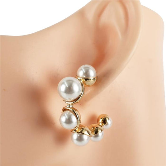 Pearl Hoop Earring