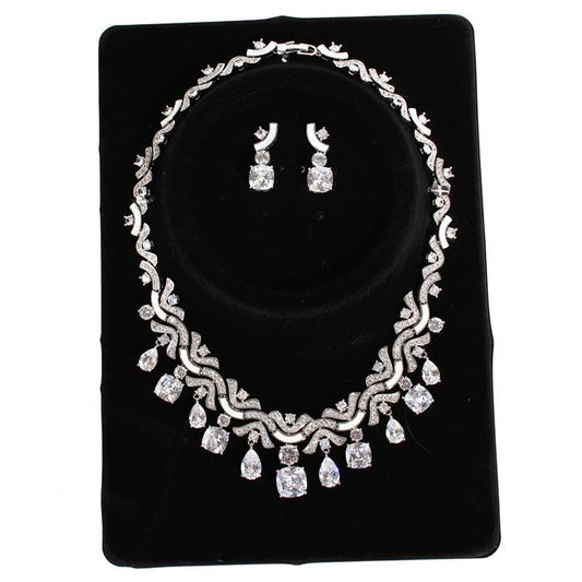 Cubic Zirconia Fancy Necklace Set