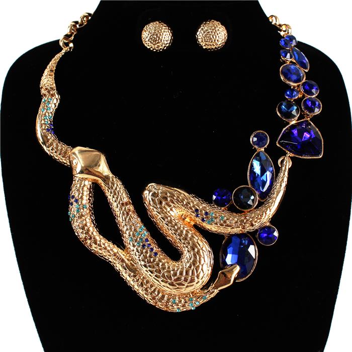 Snake Chunky Necklace Set