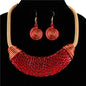 Fashion Stone Bar Necklace Set