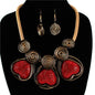 Fashion Heart Necklace Set