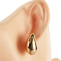 Metal Teardrop Earring