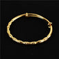 Golden Metal Bamboo Bangle