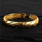 Golden Metal Cuff Bangle