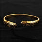 Golden Metal Cuff Bangle