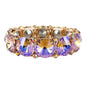 Crystal Round Stone Stretch Bracelet