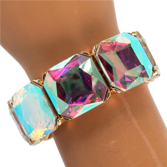 Crystal Chunky Stretch Bracelet