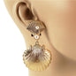 Metal Shell Drop Dangle Earring