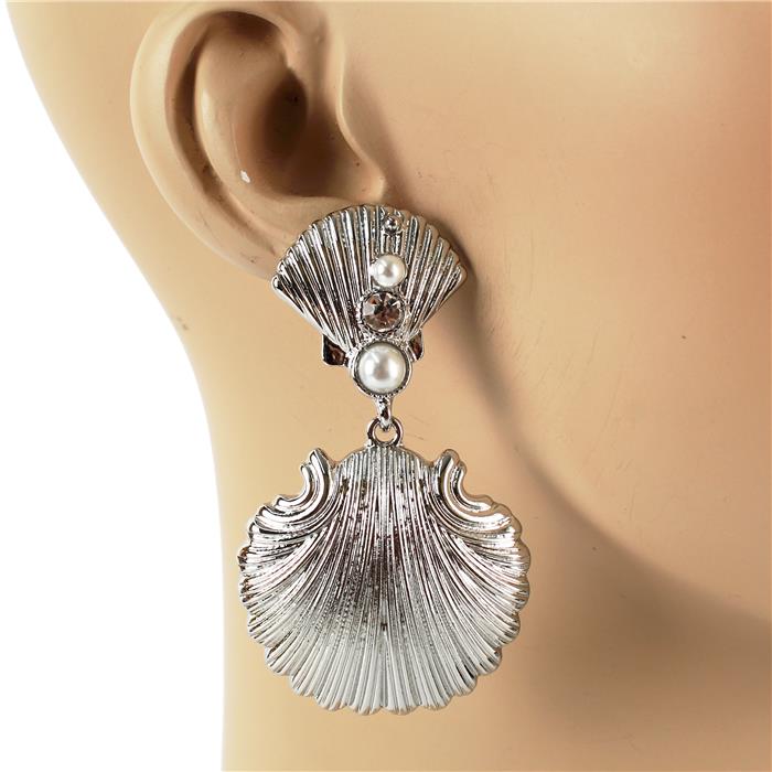 Metal Shell Drop Dangle Earring