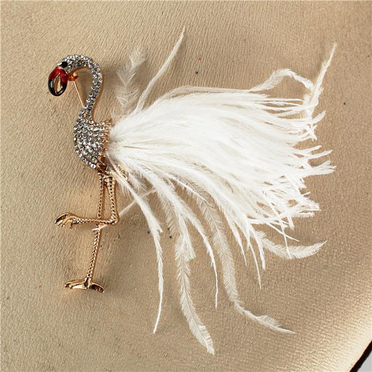 Flamingo Brooch