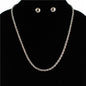 Fashion Metal Rope Chain Necklace Set