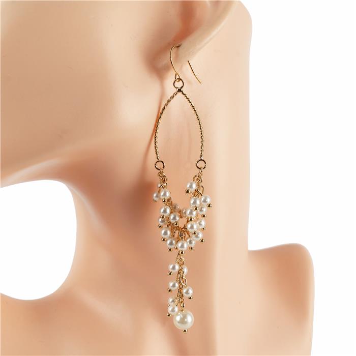 Fashion Pearl Drop Dangle Earring Made In Korea