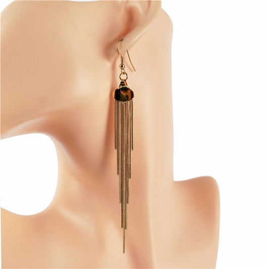 Fashion Drop Long Dangle Earring Made In Korea