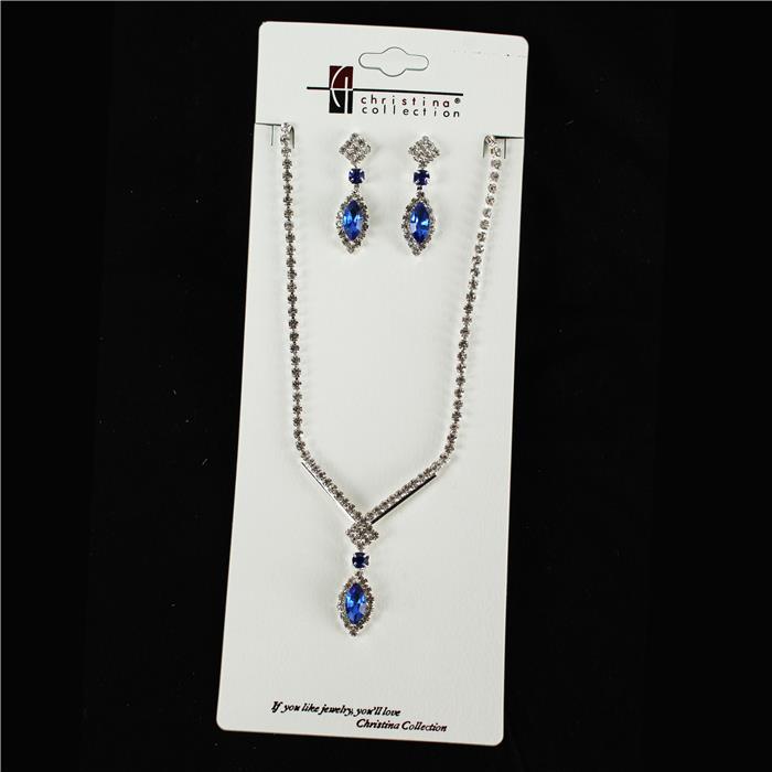 Junior Rhinestone Necklace Set