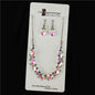 Rhinestone With Crystal Necklace Set