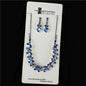 Rhinestone With Crystal Necklace Set