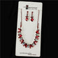 Rhinestone With Crystal Necklace Set