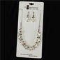 Rhinestone With Crystal Necklace Set