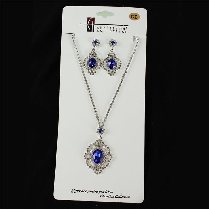 Cubic Zirconia Necklace Set