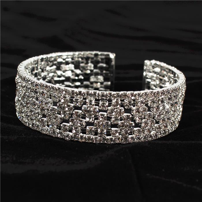 Rhinestone Cuff Bangle