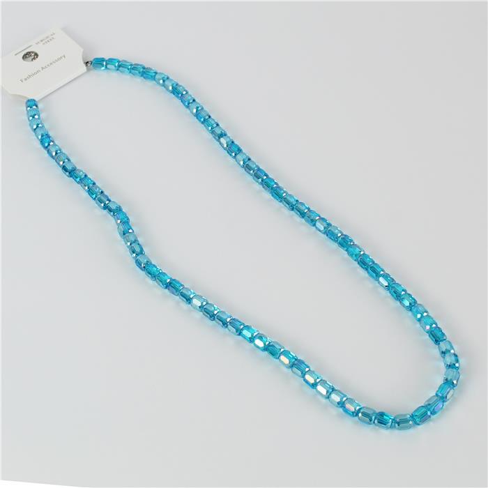 Crystal Bead Long Necklace