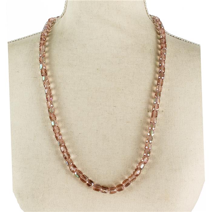 Crystal Bead Long Necklace