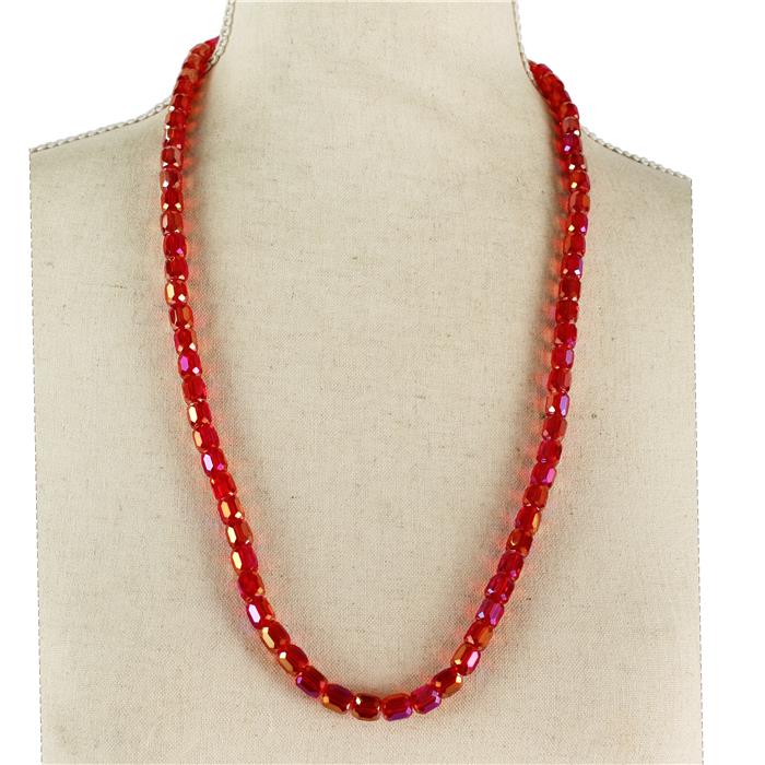 Crystal Bead Long Necklace