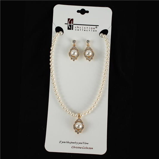 Pearl Necklace Set