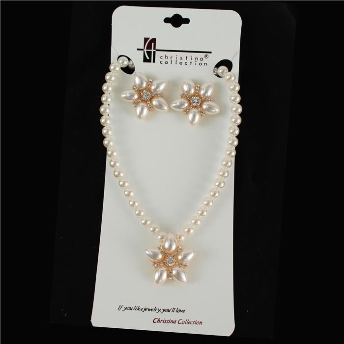 Pearl Necklace Set