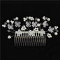 Pearl Flower Bead Hair Comb