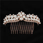 Pearl With Rhinestone Hair Comb