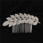 Rhinestone Flower Hair Comb