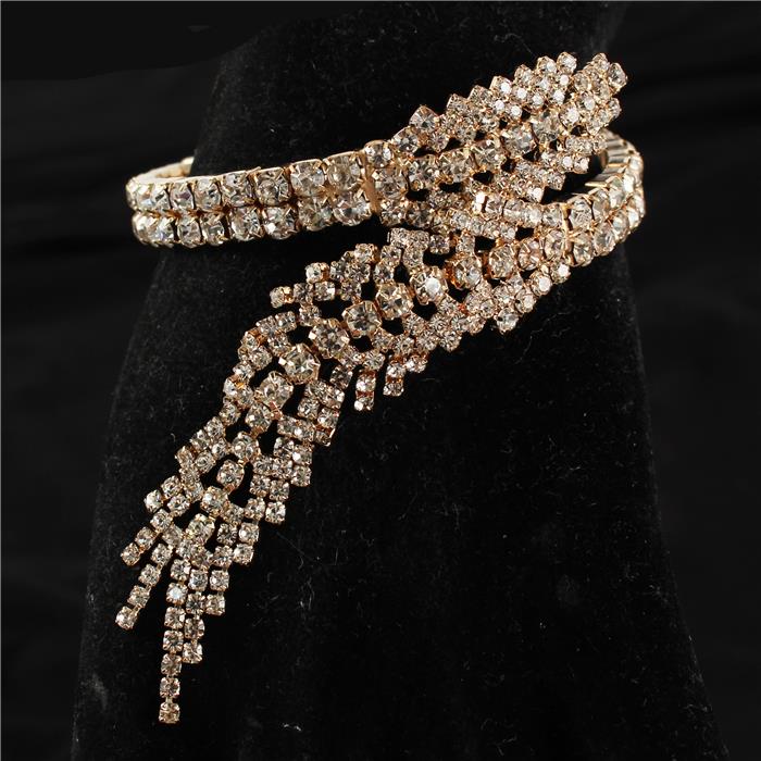 Rhinestone Cuff Bangle