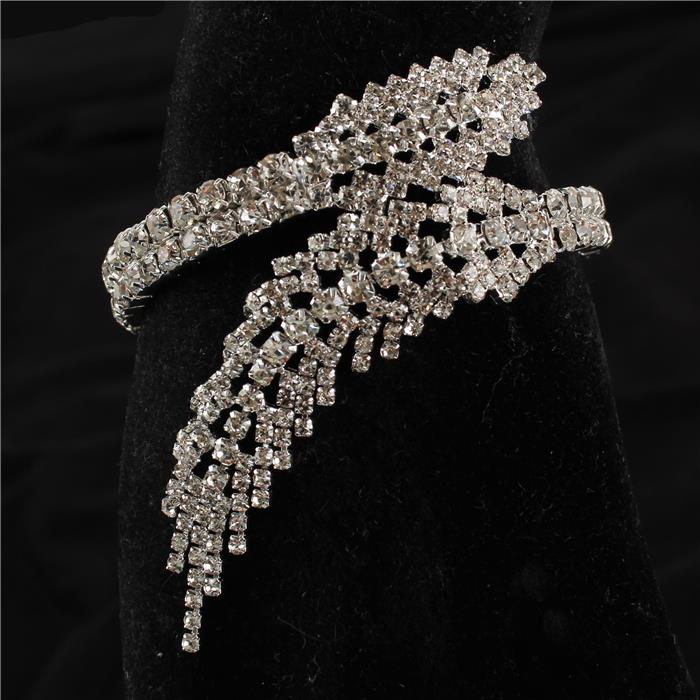 Rhinestone Cuff Bangle