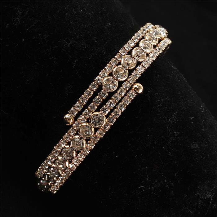 Rhinestone Cuff Bangle