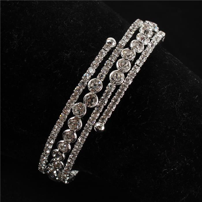 Rhinestone Cuff Bangle