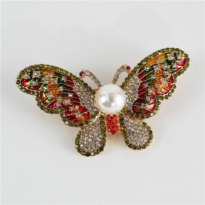 BUTTERFLY Crystal Brooch