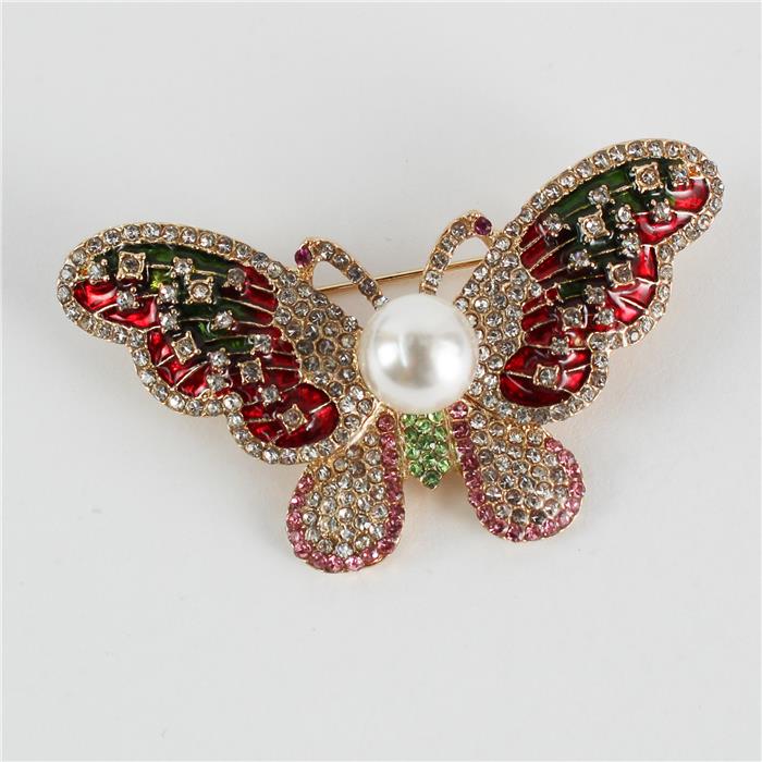 BUTTERFLY Crystal Brooch