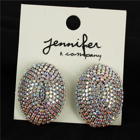 Rhinestone Over Shape Earring