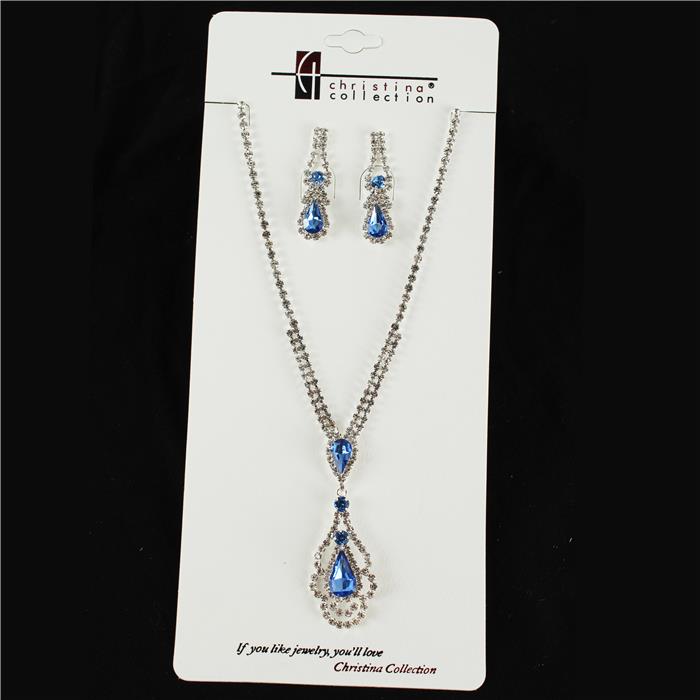 Rhinestone Necklace Set