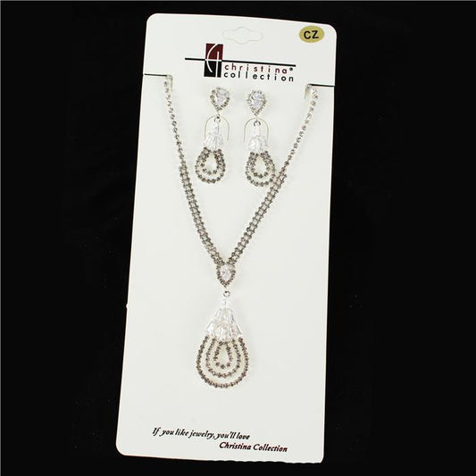 CZ Necklace Set