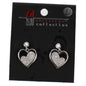 CZ Heart Dangle Earring