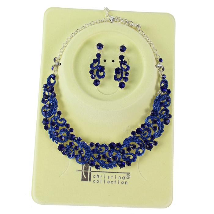 Crystal Evening Necklace Set