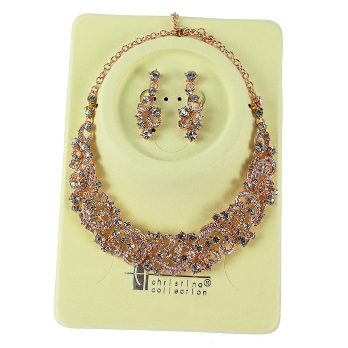 Crystal Evening Necklace Set