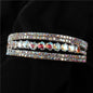 Rhinestone 5 Row Cuff Bangle