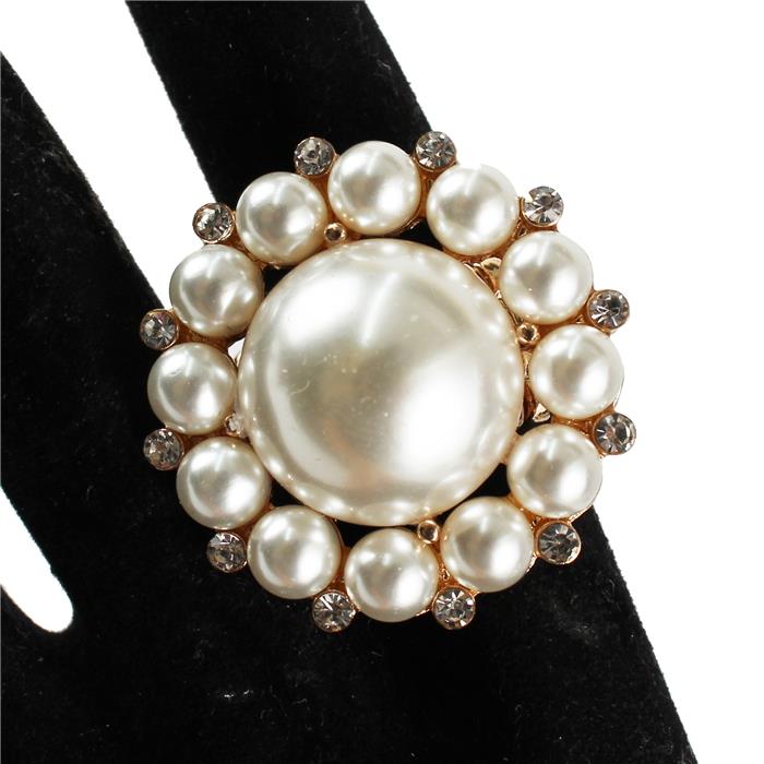 Fashion Pearl Stretch Ring