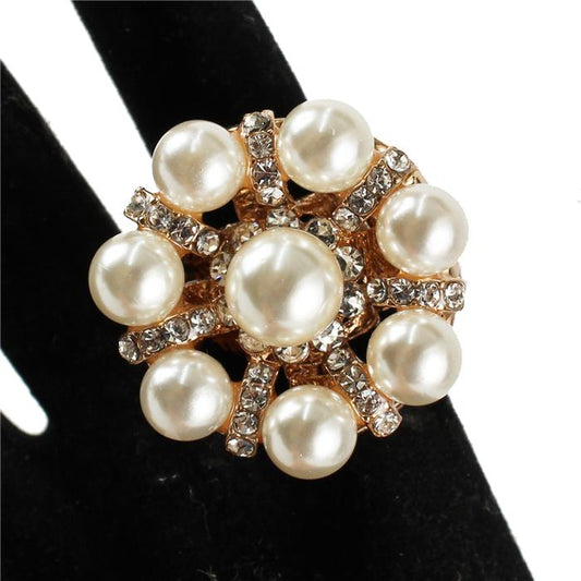 Fashion Pearl Stretch Ring