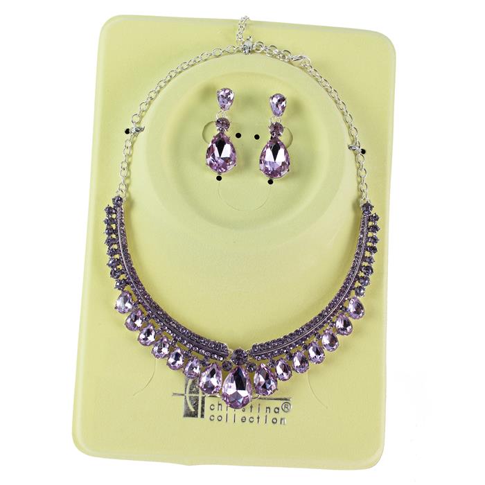 Crystal Evening Necklace Set